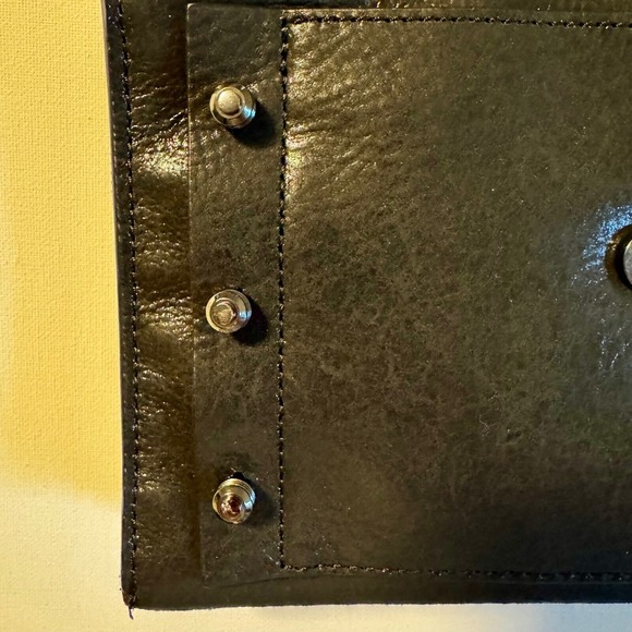 Botkier Warren City‎ Crossbody Bag Black Leather NWT Studded Purse $228 - Picture 14 of 15